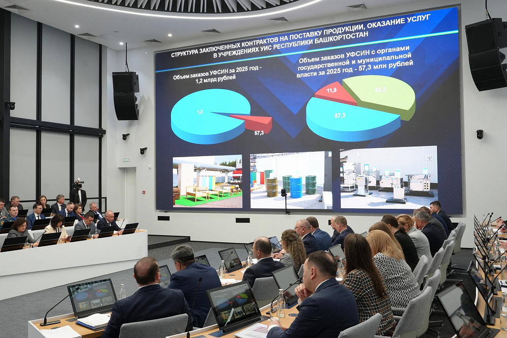 В 2025 году в исправительных учреждениях Управления ФСИН произвели товары