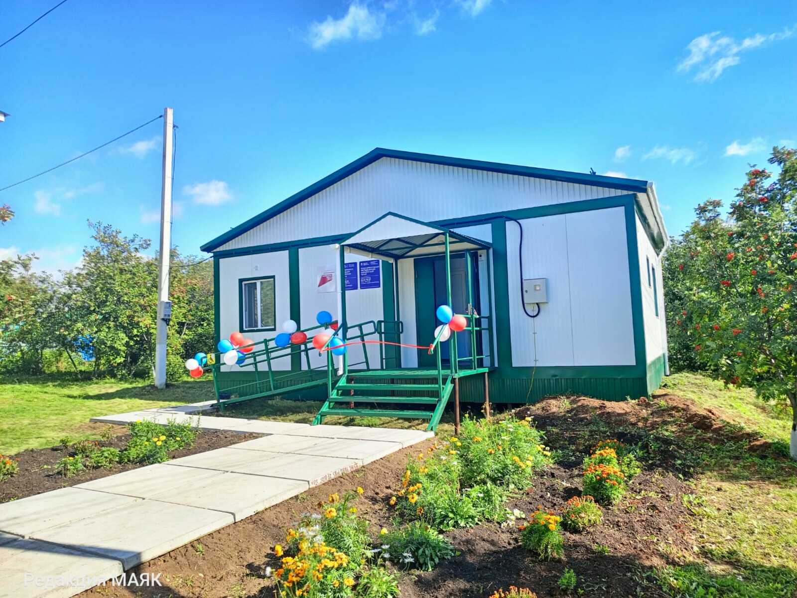 Югары Череккүлдә яңа модульле ФАП ачылды