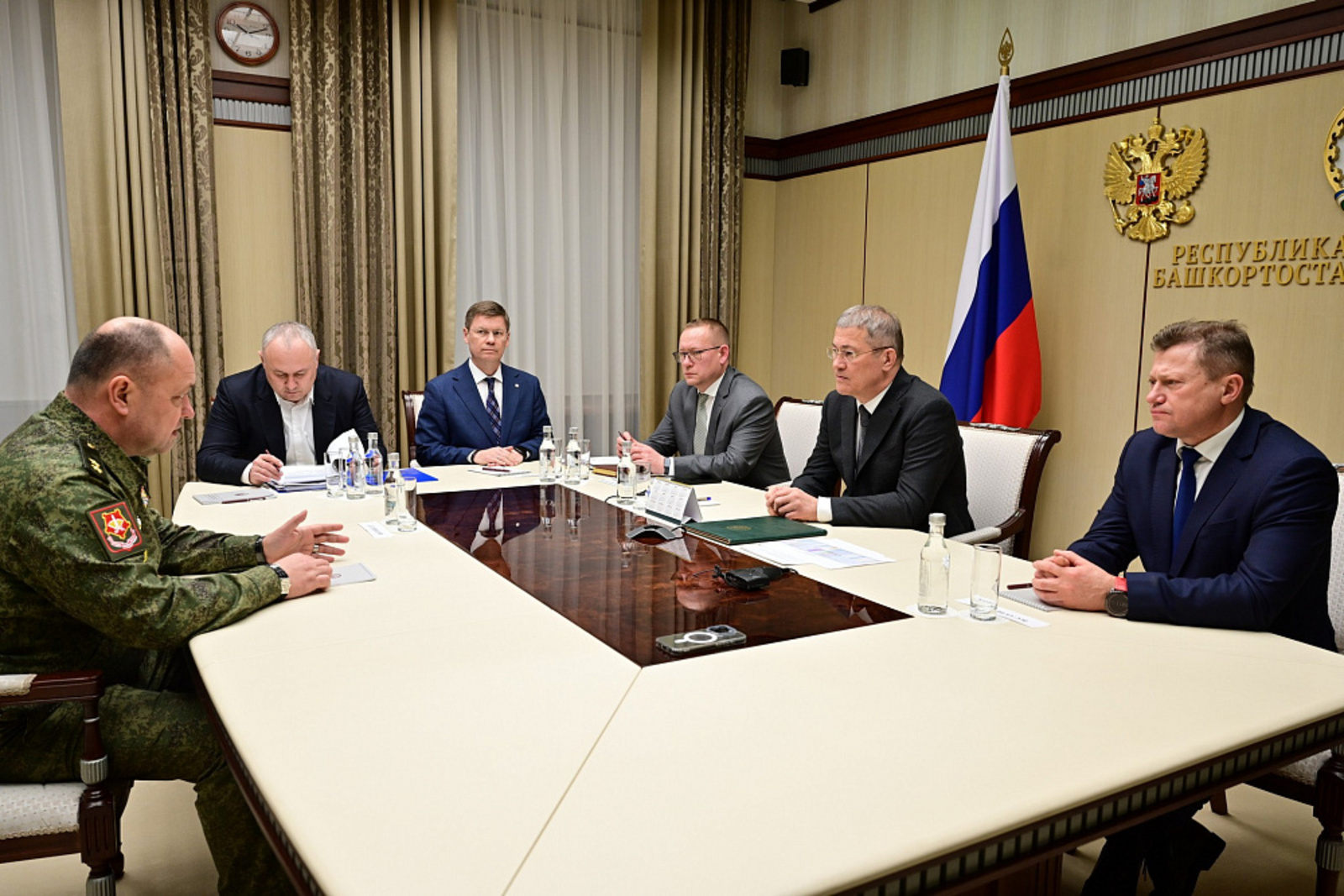 Встреча с врио командующего войсками Центрального военного округа