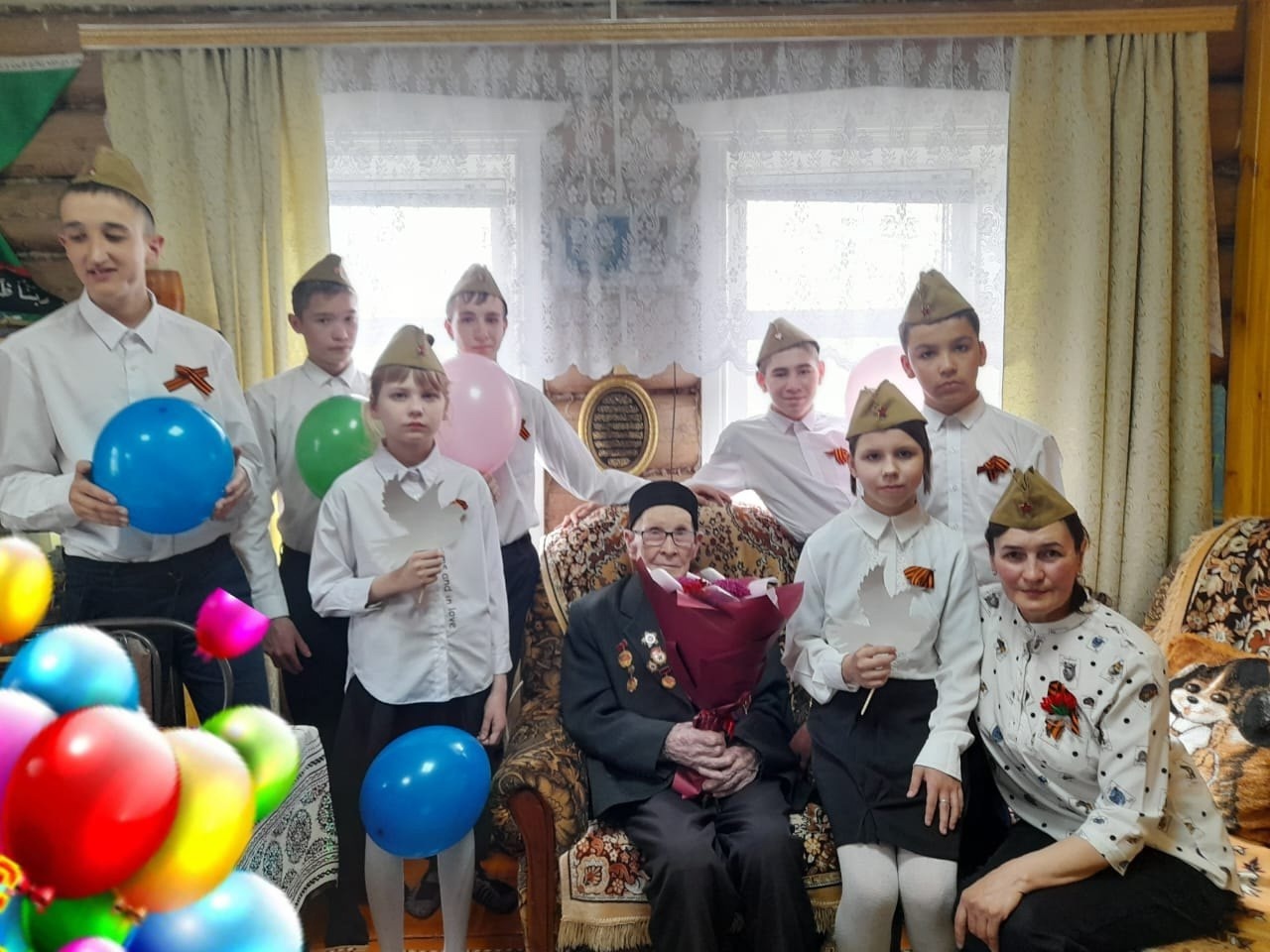 Бөек Ватан сугышы ветеранында кунакта