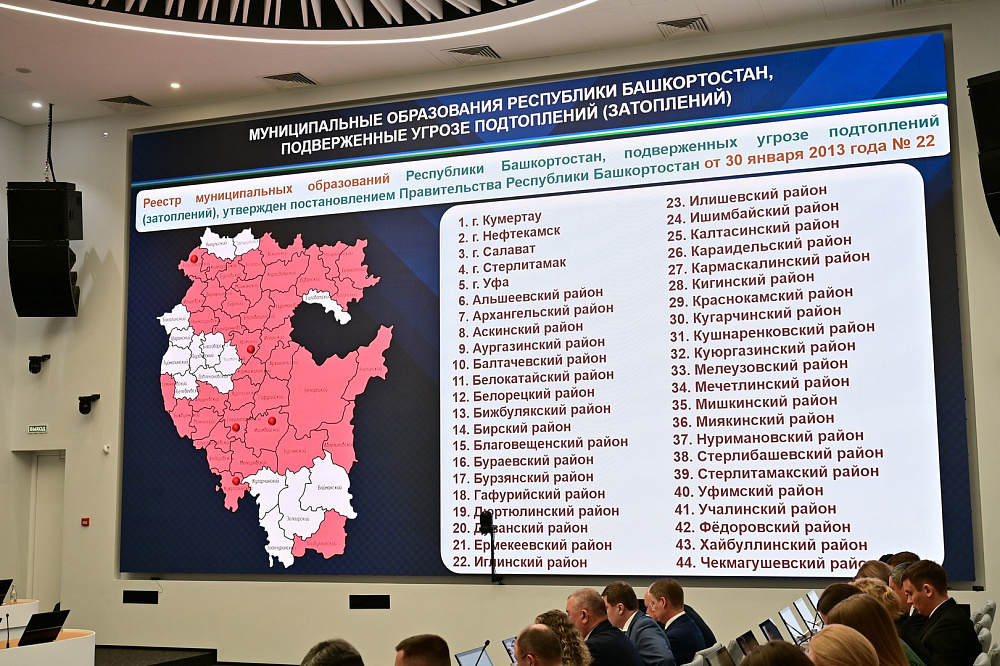 Башкортостан готовится к прохождению весеннего половодья