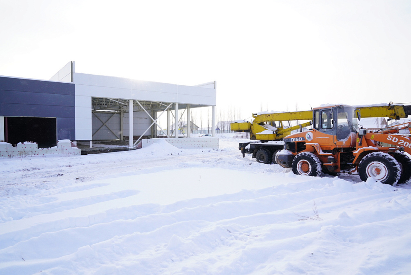 В Салаватском районе возводят современный физкультурно-оздоровительный комплекс